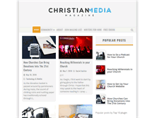 Tablet Screenshot of christianmediamagazine.com